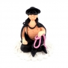 Figurka na tort Zorro(TU-024/SZ) Długość:10cm Wysokość:10,5cm